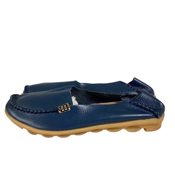 Slip on Faux Leather Loafers - Picture 3 of 8